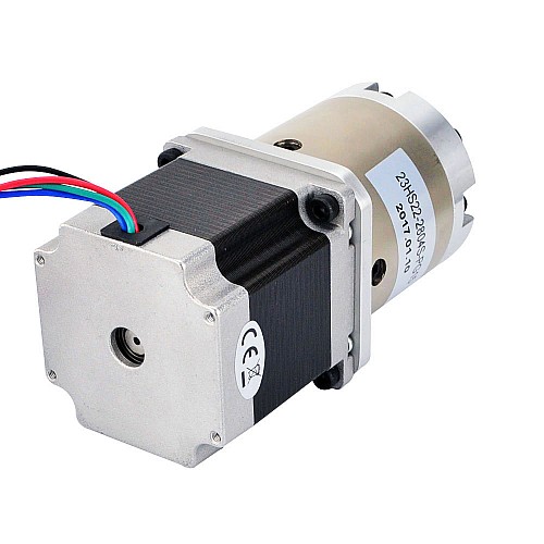 Nema 23 ステッピング モーター バイポーラ L=56mm ギア比 15:1 遊星ギアボックス Nema 23 ステッピング モーター バイポーラ L=56mm ギア比 15:1 遊星ギアボックス