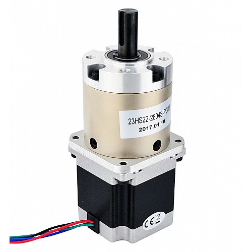 Nema 23 ステッピング モーター バイポーラ L=56mm ギア比 15:1 遊星ギアボックス Nema 23 ステッピング モーター バイポーラ L=56mm ギア比 15:1 遊星ギアボックス