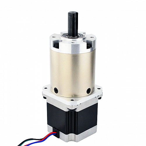Nema 23 ステッピング モーター バイポーラ L=56mm、ギア比 47:1 遊星ギアボックス Nema 23 ステッピング モーター バイポーラ L=56mm、ギア比 47:1 遊星ギアボックス