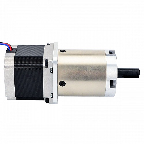 Nema 23 ステッピング モーター バイポーラ L=56mm、ギア比 47:1 遊星ギアボックス Nema 23 ステッピング モーター バイポーラ L=56mm、ギア比 47:1 遊星ギアボックス