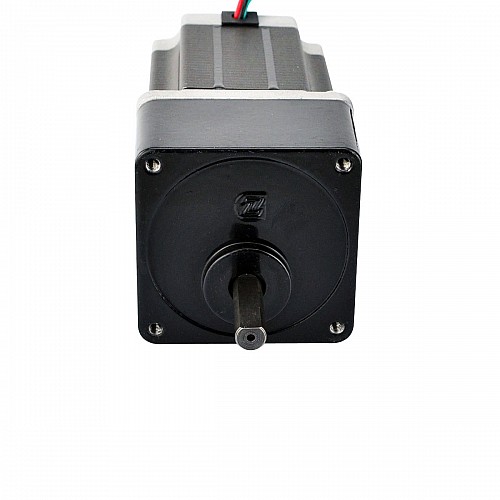Nema 23 ステッピング モーター バイポーラ L=76mm ギア比 10:1 スパー ギアボックス Nema 23 ステッピング モーター バイポーラ L=76mm ギア比 10:1 スパー ギアボックス