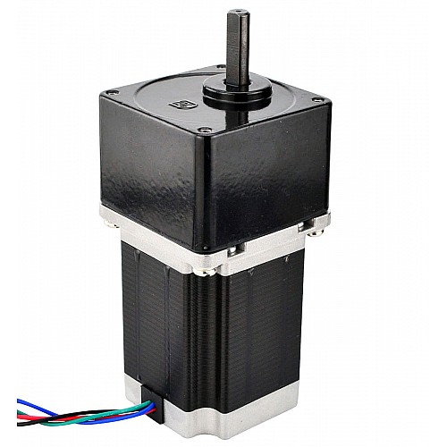 Nema 23 ステッピング モーター バイポーラ L=76mm、ギア比 20:1 スパー ギアボックス