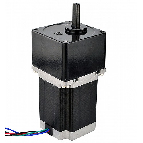 Nema 23 ステッピング モーター バイポーラ L=76mm、ギア比 30:1 スパー ギアボックス