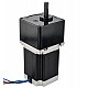 Nema 23 ステッピング モーター バイポーラ L=76mm、ギア比 30:1 スパー ギアボックス