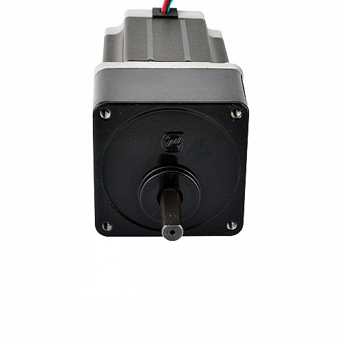 Nema 23 ステッピング モーター バイポーラ L=76mm、ギア比 30:1 スパー ギアボックス