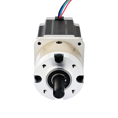 Nema 23 ステッピング モーター バイポーラ L=76mm ギア比 4:1 遊星ギアボックス Nema 23 ステッピング モーター バイポーラ L=76mm ギア比 4:1 遊星ギアボックス