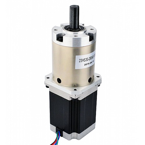 Nema 23 ステッピング モーター バイポーラ L=76mm、ギア比 47:1 遊星ギアボックス Nema 23 ステッピング モーター バイポーラ L=76mm、ギア比 47:1 遊星ギアボックス