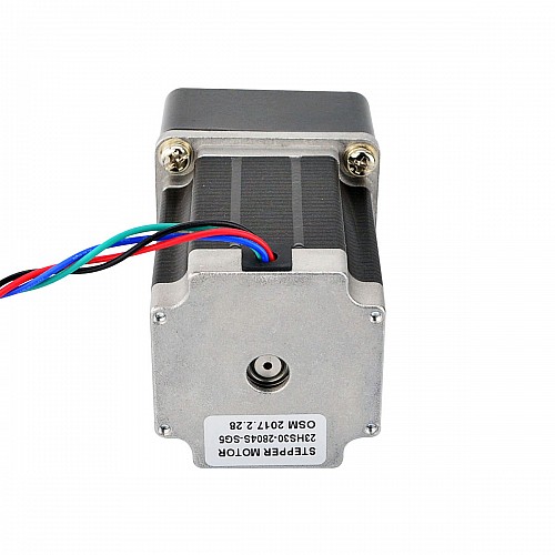 Nema 23 ステッピング モーター バイポーラ L=76mm ギア比 5:1 スパー ギアボックス