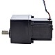 Nema 34 ステッパー バイポーラ L=97mm リア シャフト & ギア比 13:1 スパー ギアボックス付き