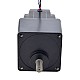 Nema 34 ステッパー バイポーラ L=97mm リア シャフト & ギア比 13:1 スパー ギアボックス付き