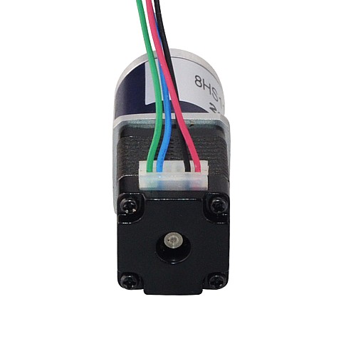 Nema8ステッピングモーターバイポーラL=28mm、ギア比90:1遊星ギアボックス付き