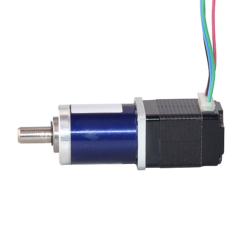 Nema8ステッピングモーターバイポーラL=28mm、ギア比90:1遊星ギアボックス付き