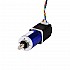 Nema8ステッピングモーターユニポーラL=30mm、ギア比90:1遊星ギアボックス付き