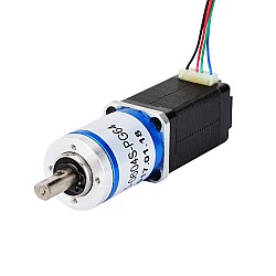 Nema 8 ステッピング モーター バイポーラ L=38mm、ギア比 64:1 遊星ギアボックス