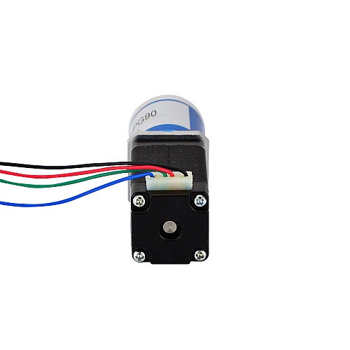 Nema 8 ステッピング モーター バイポーラ L=38mm、ギア比 90:1 遊星ギアボックス
