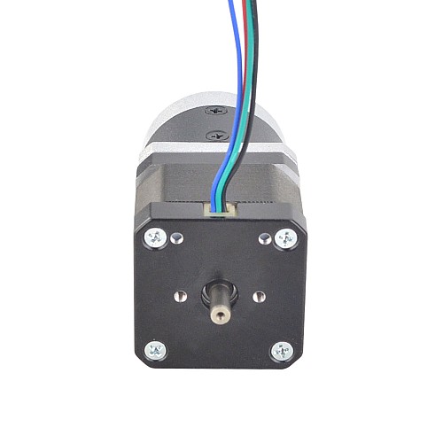 Nema 17 デュアル シャフト ステッピング モーター L=39mm ギア比 10:1 高精度遊星ギアボックス 9.5mm リア シャフト長 Nema 17 デュアル シャフト ステッピング モーター L=39mm ギア比 10:1 高精度遊星ギアボックス 9.5mm リア シャフト長