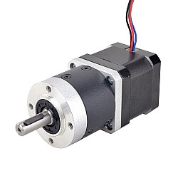 Nema 17 デュアル シャフト ステッピング モーター L=39mm ギア比 10:1 高精度遊星ギアボックス 9.5mm リア シャフト長