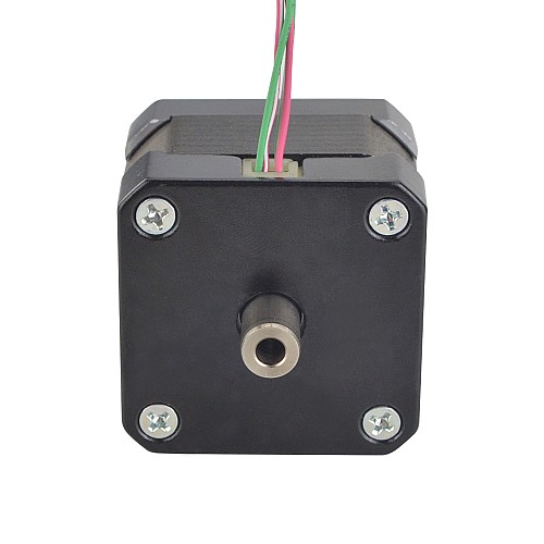 Nema 17 中空シャフト ステッピング モーター バイポーラ 0.25Nm(35.4oz.in) 1.5A 42x42x33.8mm Nema 17 中空シャフト ステッピング モーター バイポーラ 0.25Nm(35.4oz.in) 1.5A 42x42x33.8mm