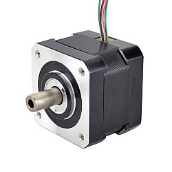 Nema 17 中空シャフト ステッピング モーター バイポーラ 0.25Nm(35.4oz.in) 1.5A 42x42x33.8mm