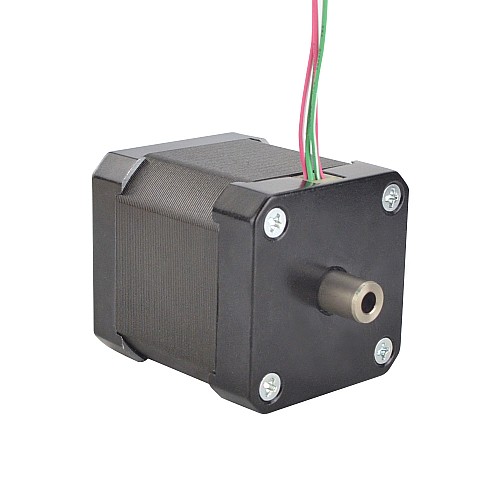 Nema 17 中空シャフト ステッピング モーター バイポーラ 0.36Nm(51oz.in) 1.5A 42x42x47.75mm