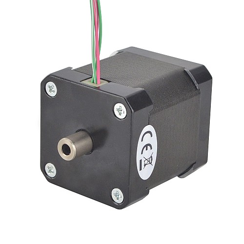 Nema 17 中空シャフト ステッピング モーター バイポーラ 0.36Nm(51oz.in) 1.5A 42x42x47.75mm