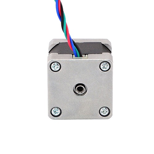 Nema 14 中空シャフト ステッピング モーター バイポーラ 18Ncm(25.5oz.in) 0.8A 35x35x34mm