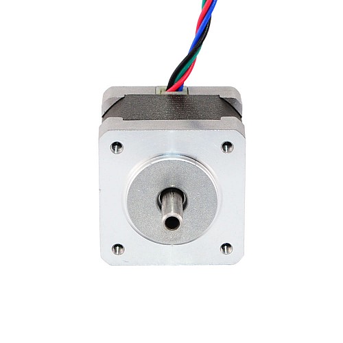 Nema 14 中空シャフト ステッピング モーター バイポーラ 18Ncm(25.5oz.in) 0.8A 35x35x34mm