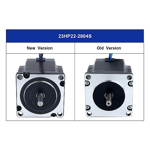 P シリーズ Nema 23 バイポーラ 1.8deg 1.20Nm(169.934oz.in) 2.8A 57x57x56mm 4 ワイヤー - 23HP22-2804S | StepperOnline