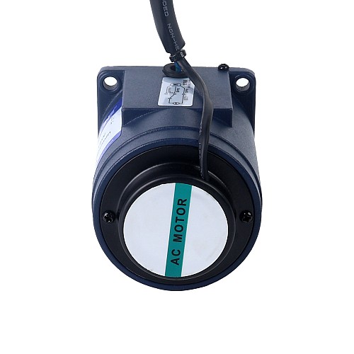 15W 220VAC 50Hz 0.45-6.75RPM 5.00Nm(708.06oz.in) フランジ 70mm 平歯車ボックス 単相 AC 可変速モーター - 3IK15RGN-C/3GN200K | StepperOnline