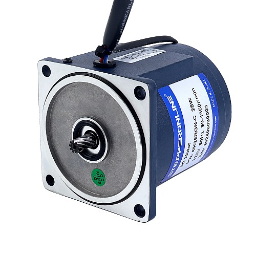 25W 220VAC 50Hz 3-45RPM 3.90Nm(552.28oz.in) フランジ 80mm ライトアングルギアボックス単相AC可変速モーター - 4IK25RGN-C/4GN30RT | StepperOnline