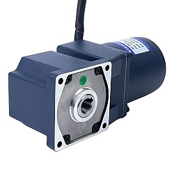 25W 220VAC 50Hz 1.8-27RPM 6.50Nm(920.47oz.in) フランジ 80mm ライトアングルギアボックス単相AC可変速モーター