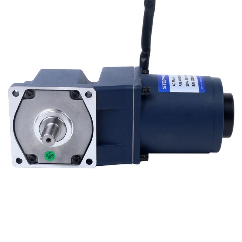 25W 110VAC 60Hz 3-51.67RPM 3.90Nm(552.28oz.in) フランジ 80mm ライトアングルギアボックス単相AC可変速モーター - 4IK25RGN-A/4GN30RT | StepperOnline