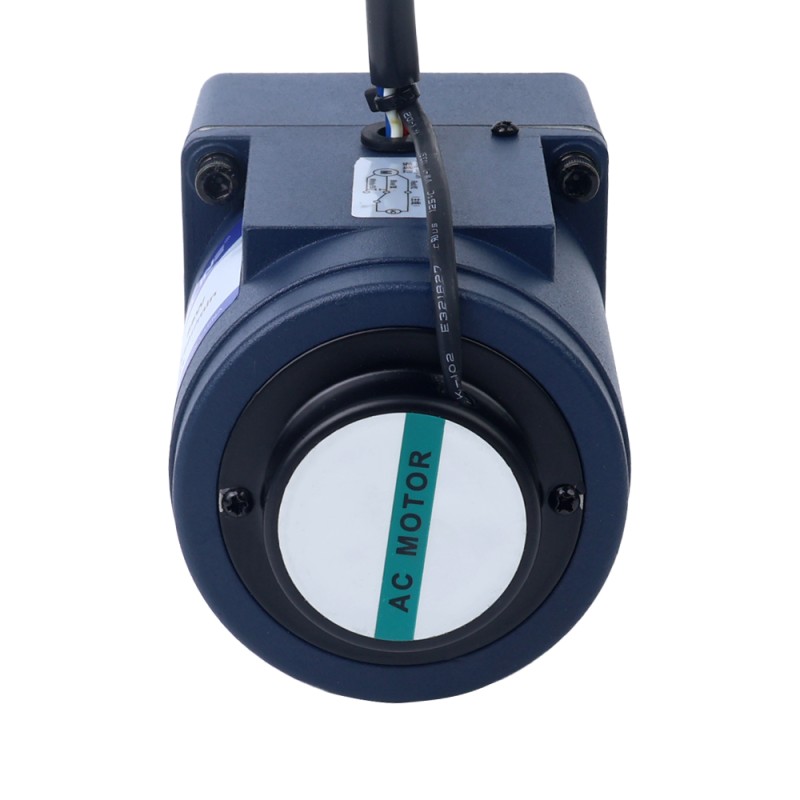 25W 110VAC 60Hz 4.5-77.5RPM 2.43Nm(344.12oz.in) フランジ 80mm 平歯車ボックス 単相 AC 可変速モーター - 4IK25RGN-A/4GN20K | StepperOnline