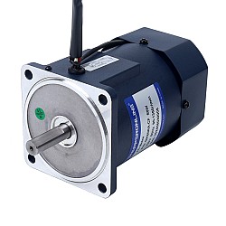 60W 220VAC 50Hz 90-1350RPM 0.45Nm(63.72oz.in) フランジ 90mm 単相 AC 可変速モーター