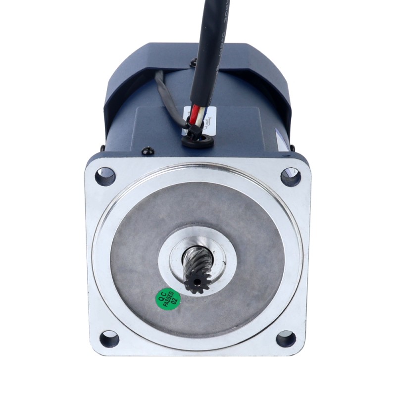 120W 110VAC 60Hz 0.9-15.5RPM 40.00Nm(5664.4oz.in) フランジ 90mm ライトアングルギアボックス単相AC可変速モーター - 5IK120RGU-AF/5GU100RT | StepperOnline