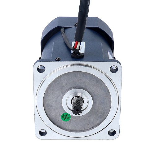 120W 220VAC 50Hz 0.5-7.5RPM 40.00Nm(5664.4oz.in) フランジ 90mm ライトアングルギアボックス単相AC可変速モーター - 5IK120RGU-CF/5GU180RT | StepperOnline