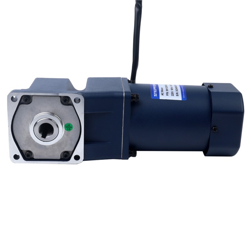 120W 220VAC 50Hz 4.5-67.5RPM 12.00Nm(1699.32oz.in) フランジ 90mm ライトアングルギアボックス単相AC可変速モーター - 5IK120RGU-CF/5GU20RC | StepperOnline