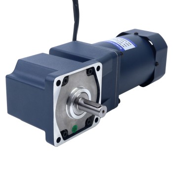 120W 110VAC 60Hz 0.9-15.5RPM 40.00Nm(5664.4oz.in) フランジ 90mm ライトアングルギアボックス単相AC可変速モーター