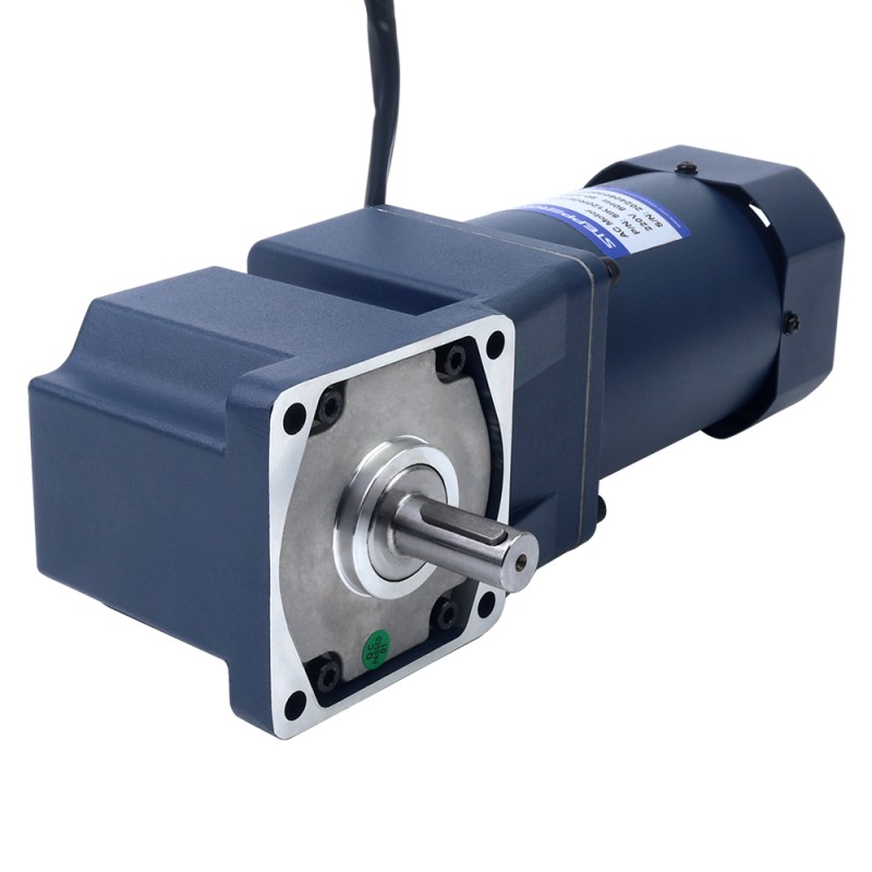 120W 110VAC 60Hz 0.9-15.5RPM 40.00Nm(5664.4oz.in) フランジ 90mm ライトアングルギアボックス単相AC可変速モーター - 5IK120RGU-AF/5GU100RT | StepperOnline