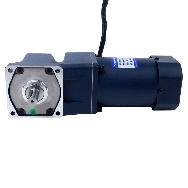 120W 110VAC 60Hz 0.9-15.5RPM 40.00Nm(5664.4oz.in) フランジ 90mm ライトアングルギアボックス単相AC可変速モーター - 5IK120RGU-AF/5GU100RT | StepperOnline