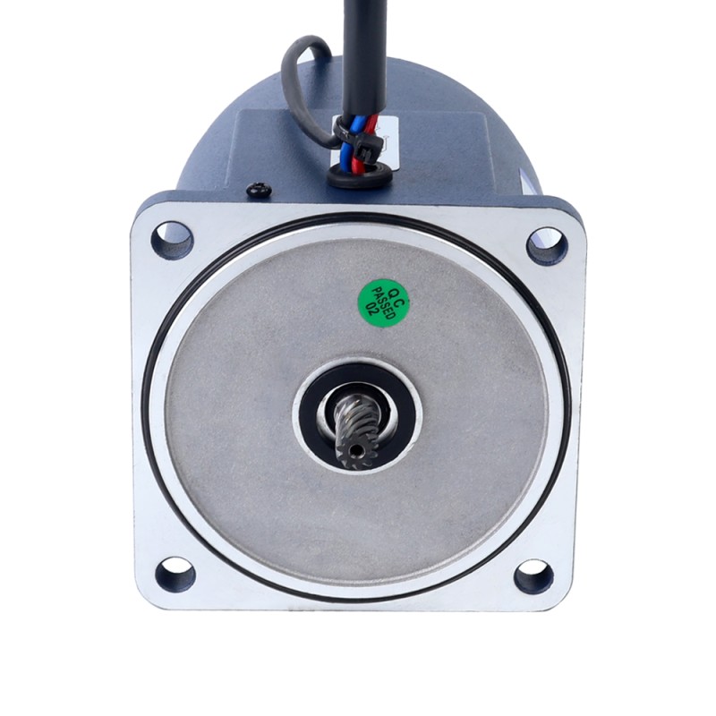 40W 220VAC 50Hz 1.8-27RPM 9.65Nm(1366.55oz.in) フランジ 90mm 平歯車ボックス 単相 AC 可変速モーター - 5IK40RGN-C/5GN50K | StepperOnline