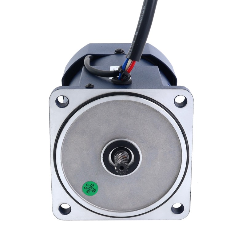 60W 110VAC 60Hz 9-155RPM 2.86Nm(405.01oz.in) フランジ 90mm 平歯車ボックス 単相 AC 可変速モーター - 5IK60RGN-AF/5GN10K | StepperOnline