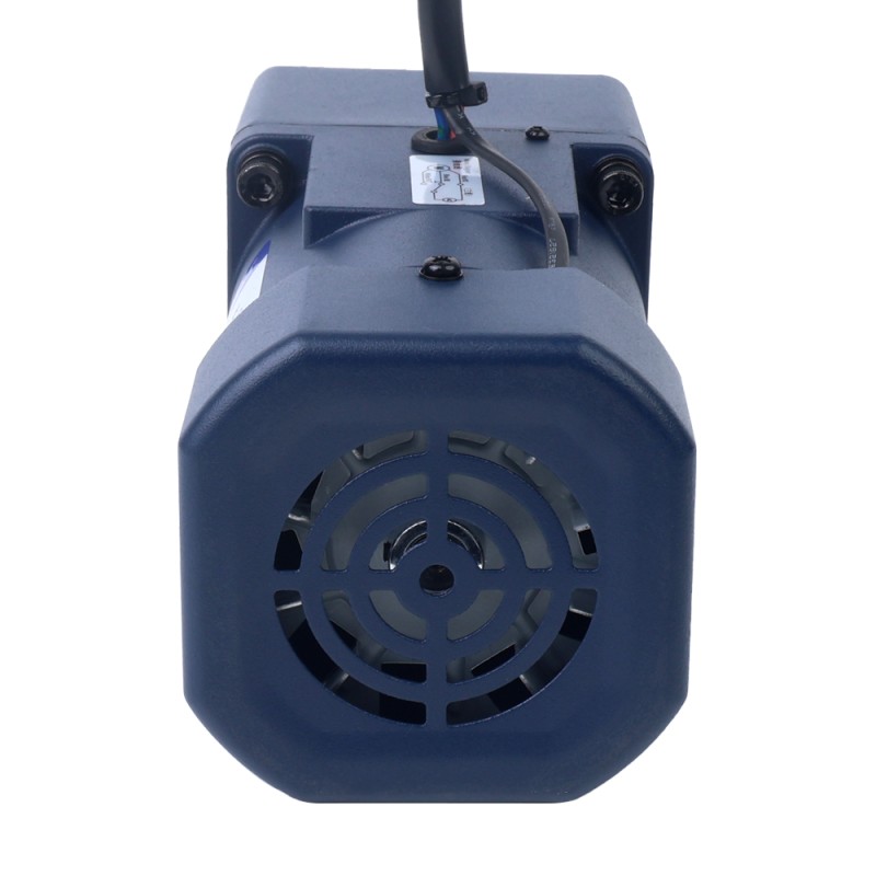 60W 220VAC 50Hz 0.45-6.75RPM 10.00Nm(1416.12oz.in) フランジ 90mm 平歯車ボックス 単相 AC 可変速モーター - 5IK60RGN-CF/5GN200K | StepperOnline