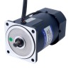 90W 220VAC 50Hz 3-45RPM 12.66Nm(1792.80oz.in) フランジ 90mm 平歯車ボックス 単相 AC 可変速モーター - 5IK90RGU-CF/5GU30KB | StepperOnline