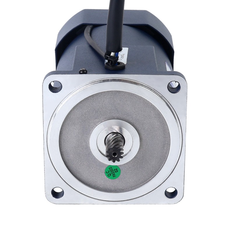 90W 220VAC 50Hz 3-45RPM 12.66Nm(1792.80oz.in) フランジ 90mm 平歯車ボックス 単相 AC 可変速モーター - 5IK90RGU-CF/5GU30KB | StepperOnline