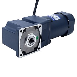 90W 220VAC 50Hz 0.9-13.5RPM 40.00Nm(5664.4oz.in) フランジ 90mm ライトアングルギアボックス単相AC可変速モーター