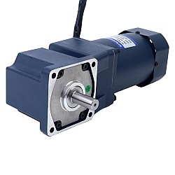 90W 220VAC 50Hz 0.9-13.5RPM 40.00Nm(5664.4oz.in) フランジ 90mm ライトアングルギアボックス単相AC可変速モーター