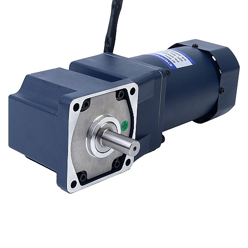 90W 220VAC 50Hz 0.9-13.5RPM 40.00Nm(5664.4oz.in) フランジ 90mm ライトアングルギアボックス単相AC可変速モーター - 5IK90RGU-CF/5GU100RT | StepperOnline