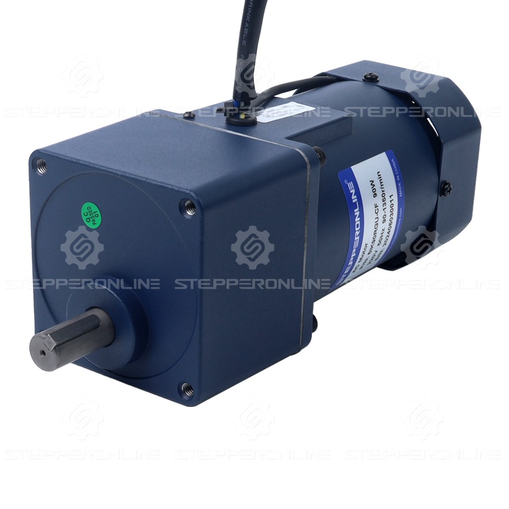 90W 110VAC 60Hz 6-103.33RPM 5.80Nm(821.35oz.in) フランジ 90mm 平