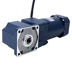 200W 220VAC 50Hz 6-90RPM 15.00Nm(2124.15oz.in) フランジ 104mm ライトアングルギアボックス単相AC可変速モーター